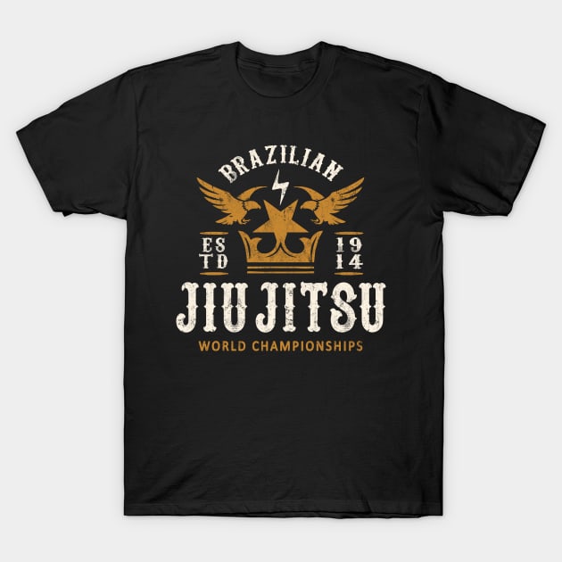 JIU JITSU - BRAZILIAN JIU JITSU WORLD CHAMPIONSHIPS T-Shirt by Tshirt Samurai